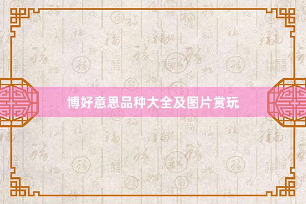 博好意思品种大全及图片赏玩